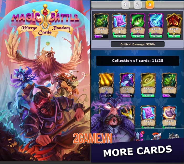Magic Battle: Merge Random Cards – Game thẻ bài chiến thuật PVP hấp dẫn