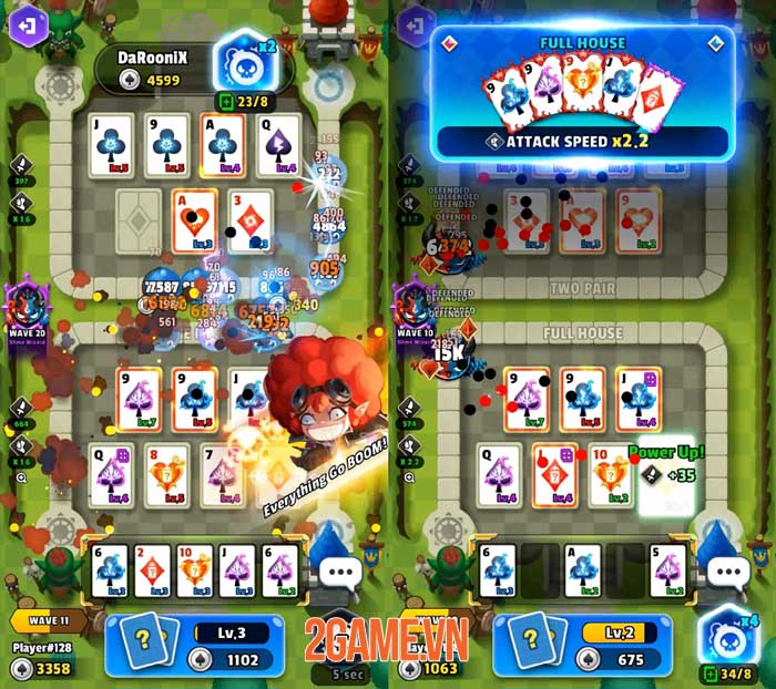 Card Kingdom : Poker Defense - Game chiến thuật hợp nhất thẻ bài thông minh 3