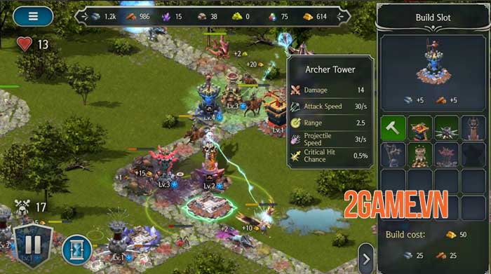 Heroes of Tactics – Game chiến thuật phòng thủ tháp cốt truyện thú vị
