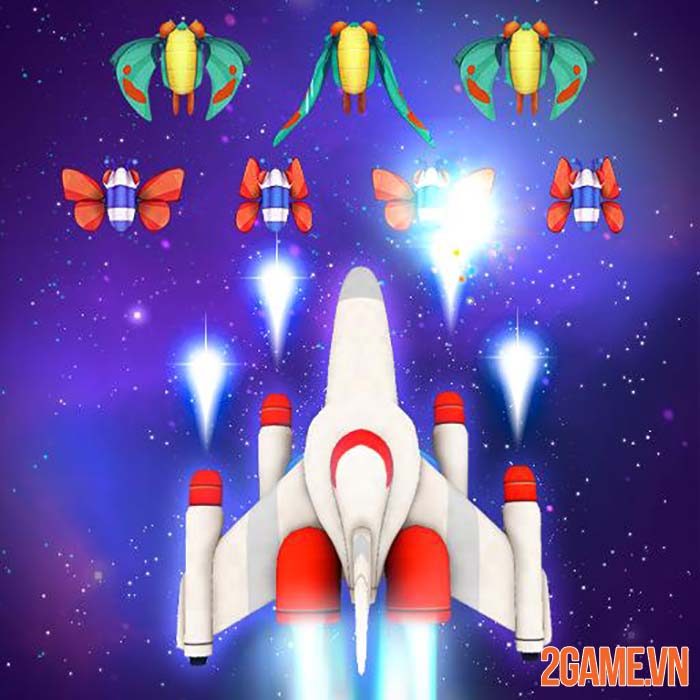 Galaga Wars+ - Ôn lại tuổi thơ dữ dội trên mobile với game bắn ruồi 2
