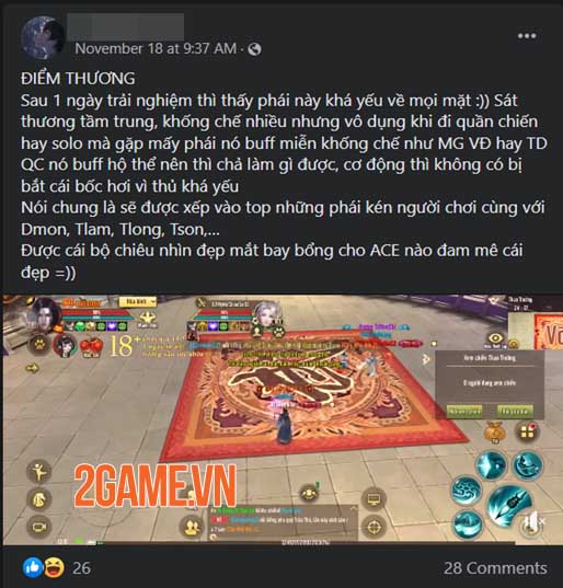 Game thủ Tân Thiên Long Mobile VNG nói gì về phiên bản Điểm Thương Mặc Thủy? 1
