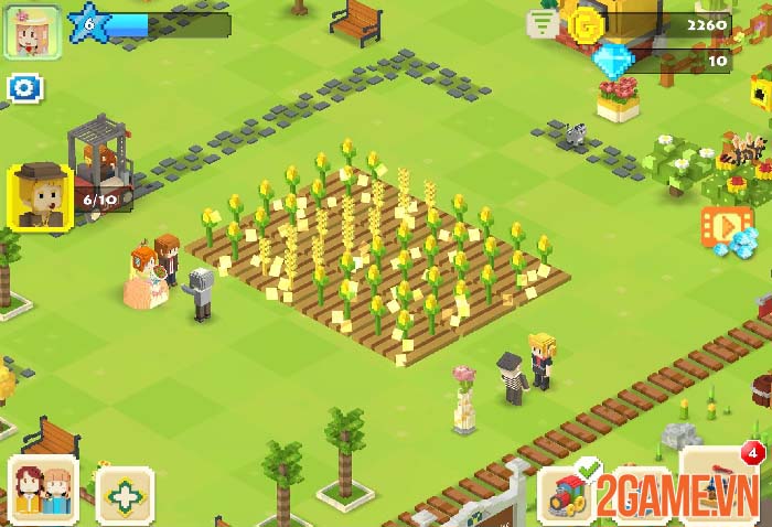 Voxel Farm Island - Nông trại vui vẻ với đồ họa pixel cực chất trên mobile 5