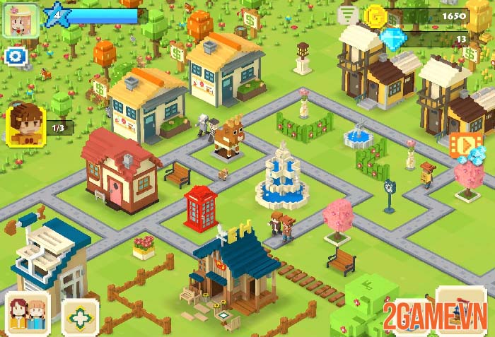 Voxel Farm Island - Nông trại vui vẻ với đồ họa pixel cực chất trên mobile 2