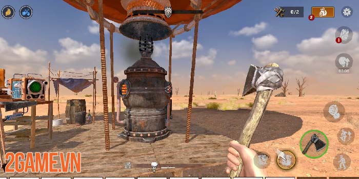Desert Nomad x Raft Survival - Game sinh tồn giữa sa mạc tử thần 1
