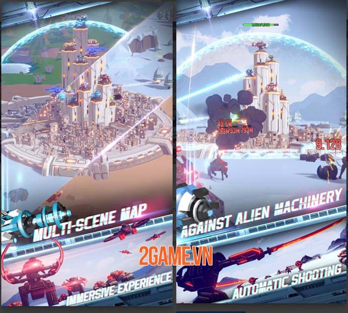 Fortress Clash - Game phòng thủ tháp bối cảnh khoa học viễn tưởng tinh tế 2