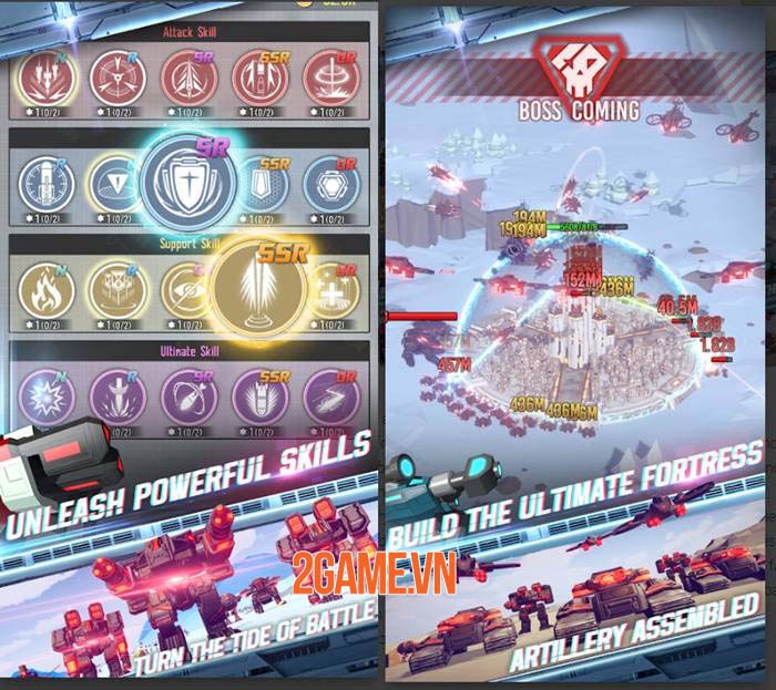 Fortress Clash - Game phòng thủ tháp bối cảnh khoa học viễn tưởng tinh tế 3