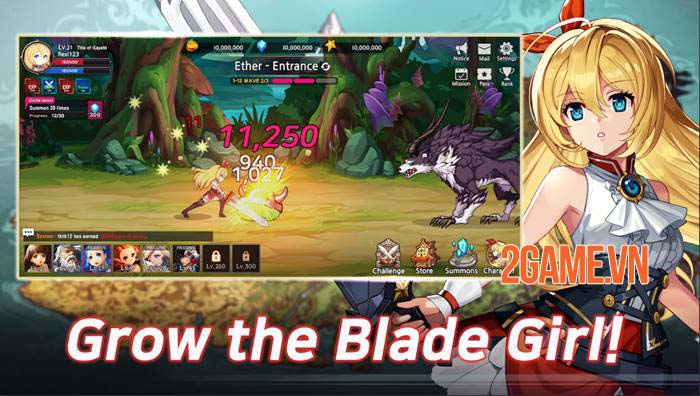 Blade Girl: Idle RPG - Thưởng thức game nhập vai với các điều khiển đơn giản 1