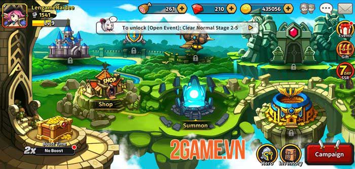 Kingdom Quest - Game Idle RPG với phong cách chiến đấu dạng lưới 3x3 tự do 6