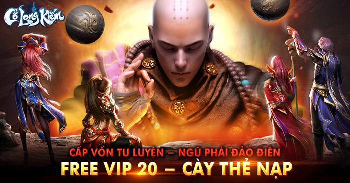FREE VIP 30 lần đầu có ở Cổ Long Kiếm - game nhập vai mở màn năm 2022 3