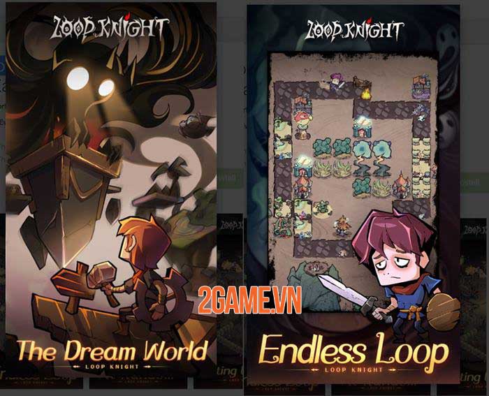 Loop Knight: Endless Adventure – Game chiến thuật thẻ bài mang hơi thở của một bộ phim kinh dị