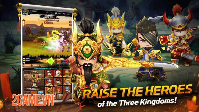 AFK Three Kingdoms - Game Idle RPG hành động 3D với các anh hùng huyền thoại 2