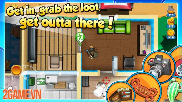 Robbery Bob 2: Double Trouble - Game mô phỏng đạo chính trên mobile 1