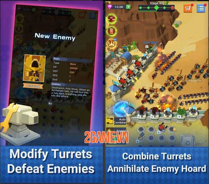 Enemy at My gates - Game idle hợp nhất xây dựng tháp pháo 3