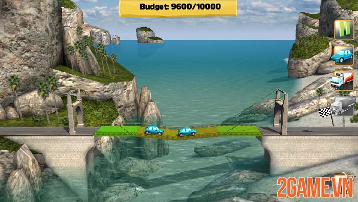 Bridge Constructor - Trổ Tài Kiến Trúc Sư Với Tựa Game Xây Cầu Trên Mobile