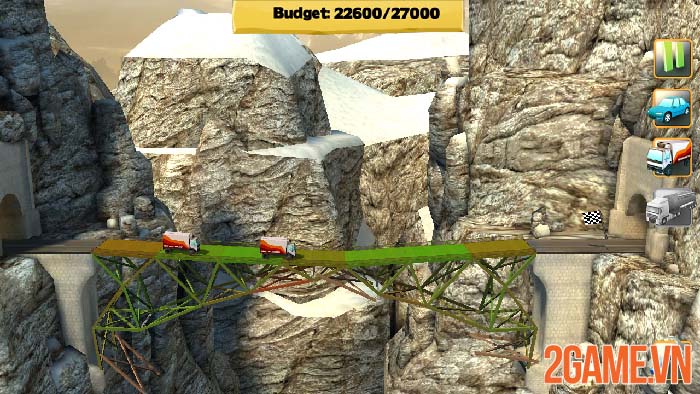 Bridge Constructor – Trổ tài kiến trúc sư với tựa game xây cầu trên mobile