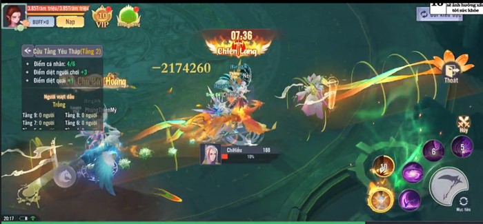 Quá trời thử thách ở game màn hình dọc Thần Vương Chi Mộng Funtap 3