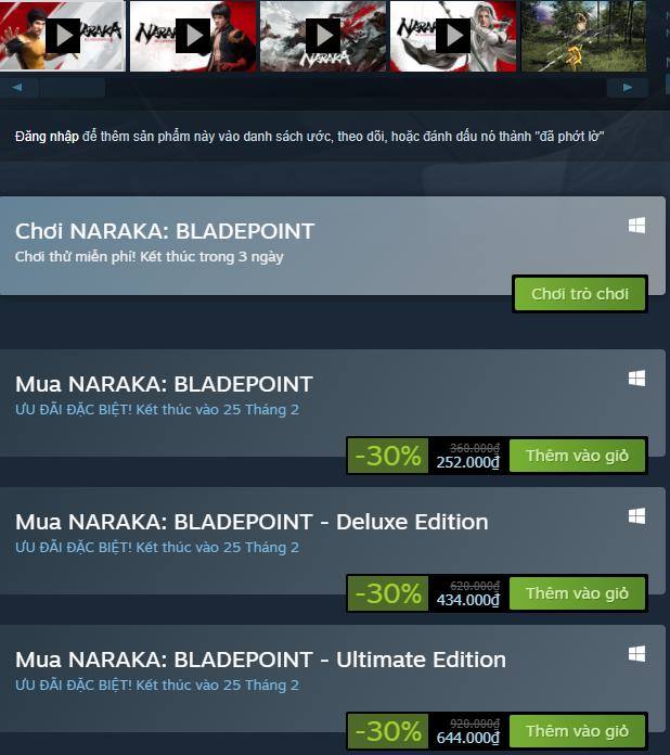 Naraka: Bladepoint sale 252K cũng mềm đấy, nhưng điều gì khiến bạn nên chọn?