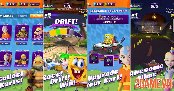 Nickelodeon Kart Racers - Game đua xe vui nhộn với nhân vật hoạt hình 1