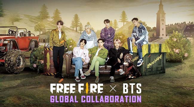BTS chính thức trở thành đại sứ thương hiệu toàn cầu của Free Fire