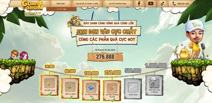 Mobile game Gunny Origin vượt 250K lượt tải sau 01 tuần mở đăng ký sớm