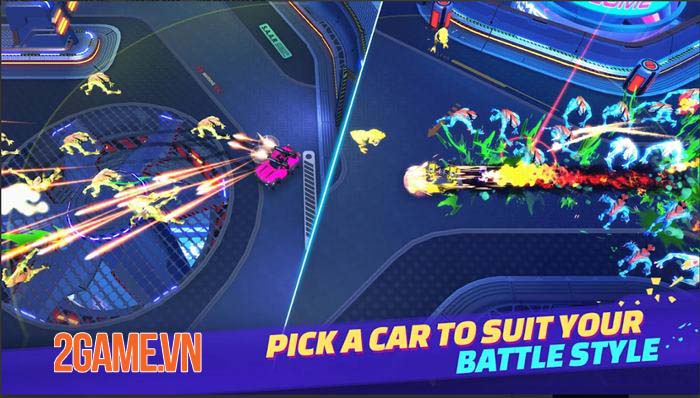 Chạy tụt quần với tựa game hành động nhịp độ nhanh Crimson Wheels: Car Shooter 1