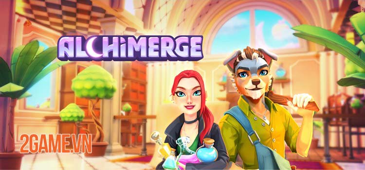 AlchiMerge - Game hợp nhất lấy bối cảnh trong vũ trụ game Castle Cats và Dungeon Dogs 0