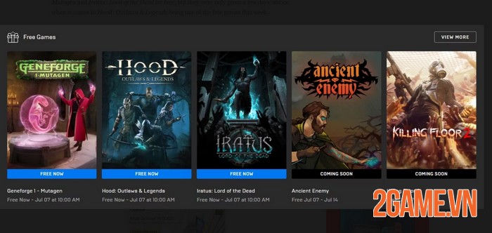 Epic Games Store sẽ tặng miễn phí đến 3 tựa game trong tuần này 3
