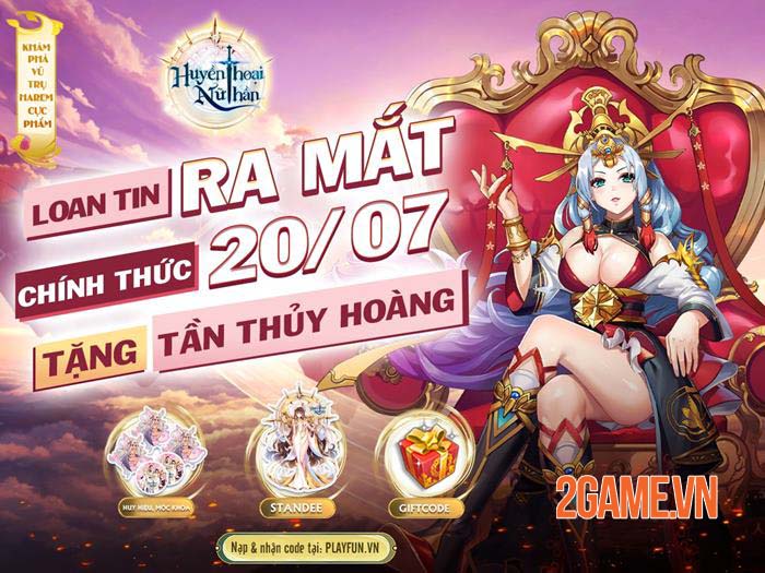 Huyền Thoại Nữ Thần – Tựa game cực HOT với dàn harem nóng bỏng đã cập bến game Việt