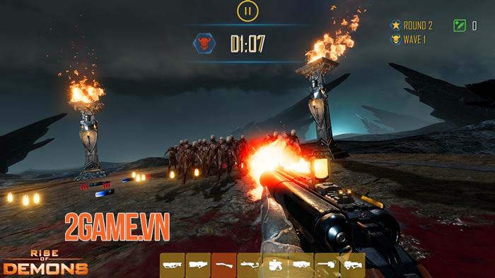 Vì sao game thủ mê mệt những trận đấu súng trong game Rise of Demons: mobile FPS?