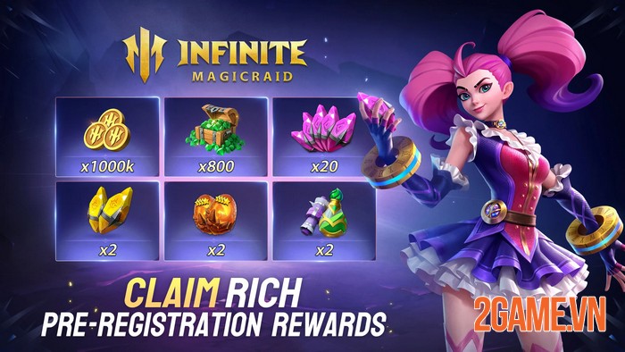 Infinite Magicraid: Game nhập vai sắp ra mắt của DH Games mở đăng ký trước 5