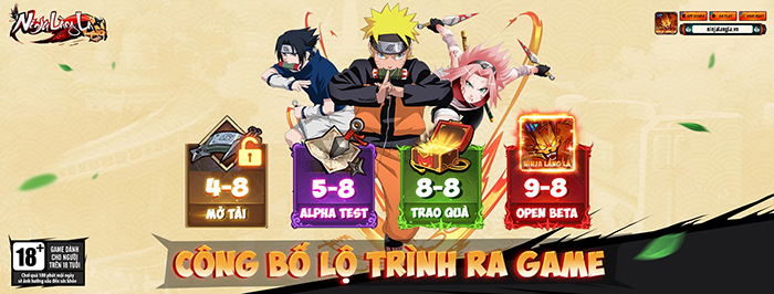 Ninja Làng Lá: Truyền Kỳ game Naruto chất chơi mới ấn định ngày ra mắt 0