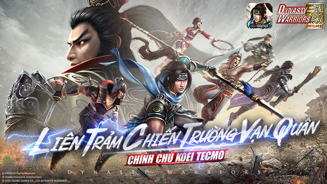 Dynasty Warriors: Overlords tặng giftcode cho game thủ