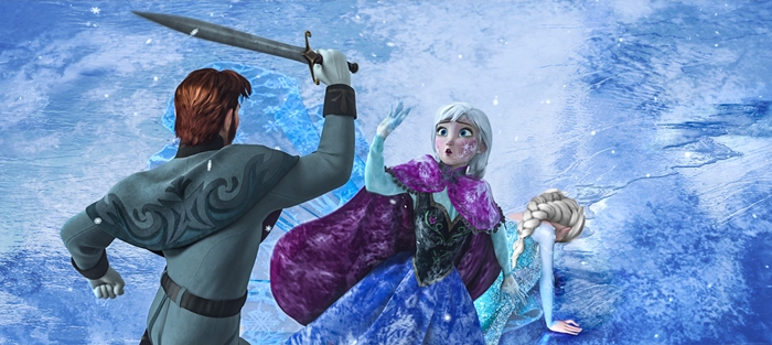 Frozen trở thành siêu phẩm Disney bởi những pha bóp đồng đội đi vào lòng đất 5