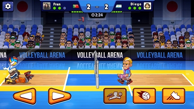 Trải nghiệm Volleyball Arena – Thử thách chơi bóng chuyền theo phong cách cực tấu hài