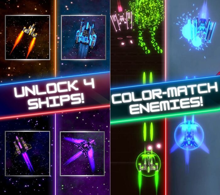 Space War Battle Cadet DX – Kết hợp màu sắc để đánh bại kẻ thù