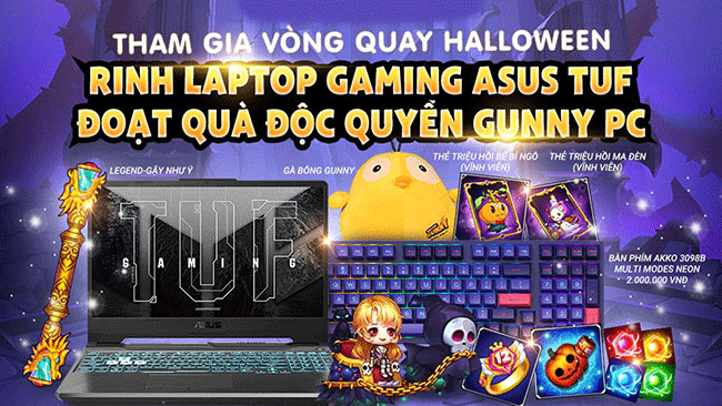 Gunny PC – Halloween này, ai cũng là “chiến thần” nhận thưởng khủng