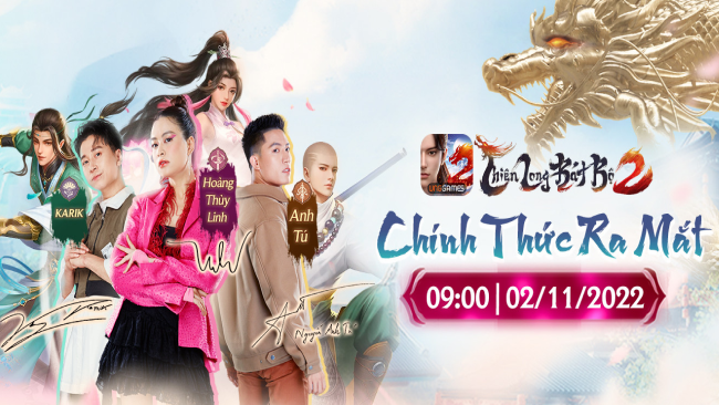 02/11 Thiên Long Bát Bộ 2 VNG chính thức ra mắt làng game Việt