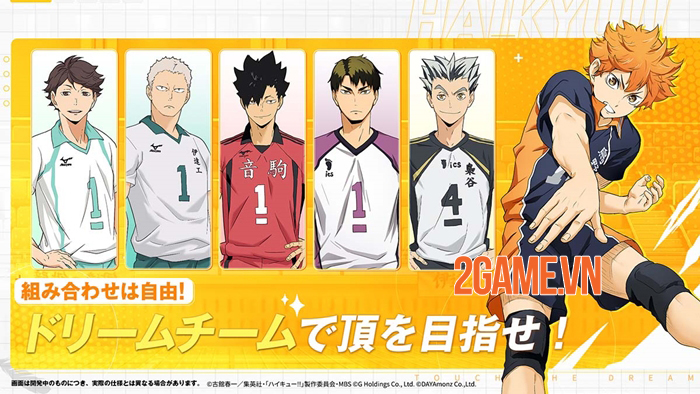 Haikyu Touch The Dream - Game thể thao về bộ môn bóng chuyền dựa trên manga 1