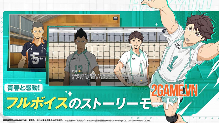 Haikyu Touch The Dream - Game thể thao về bộ môn bóng chuyền dựa trên manga 3