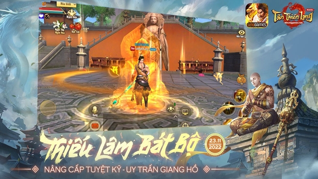 Tân Thiên Long Mobile: Thiếu Lâm sẽ lột xác thế nào trong Thiếu Lâm Bát Bộ?