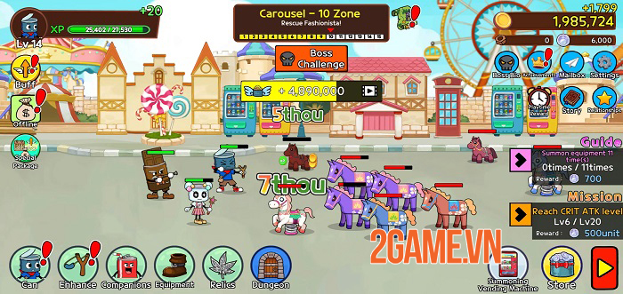 Canned Heroes – Game RPG phong cách chiến đấu nhàn rỗi dành cho game thủ bận rộn