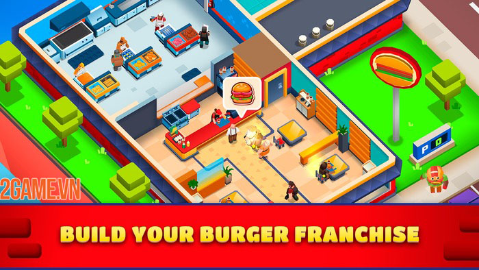 Idle Burger Empire Tycoon – Tựa game quản lý cửa hàng fastfood