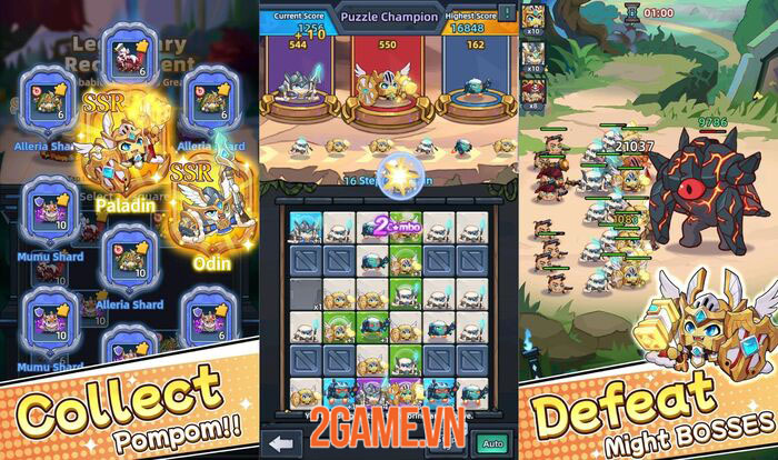 Battle For Pompom – Tựa game hợp nhất chiến thuật vui nhộn