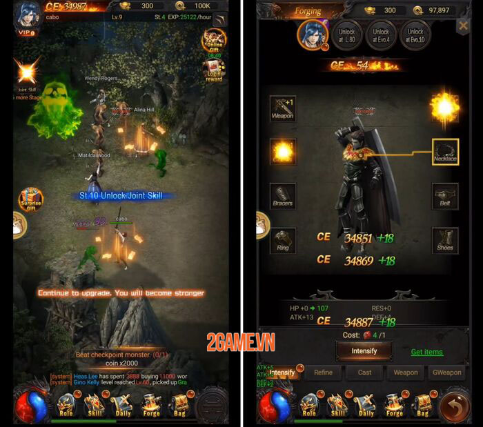 Dragon Sabre: Immortal – Tựa game MMORPG chiến đấu rảnh tay