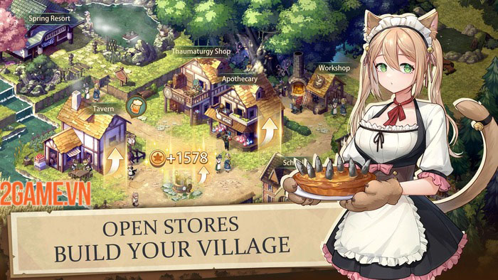 Isekai Village – Tựa game chuyển sinh theo phong cách anime thú vị