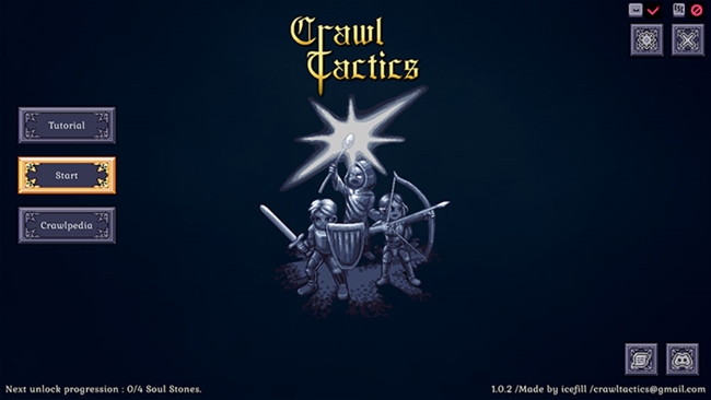 Crawl Tactics – Thử thách tài cầm quân của người chơi