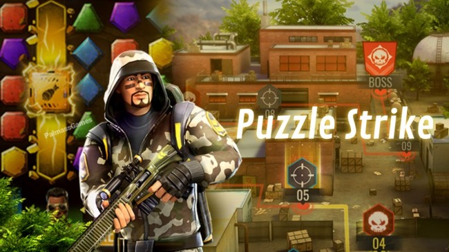 Trở thành chiến binh mạnh mẽ trong trò chơi match-3 Puzzle Strike