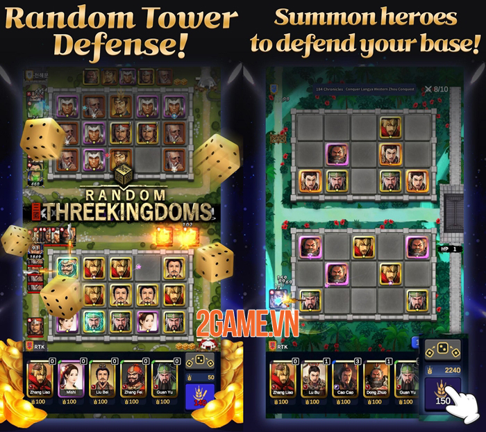 Random Defense TK – Game phòng thủ tháp Tam Quốc thời gian thực