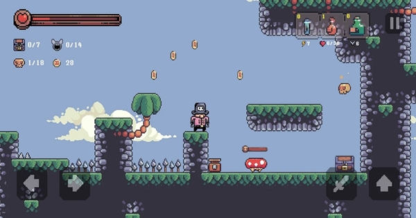 Treasure Hunter – Game platformer với lối chơi tương tự như Super Mario