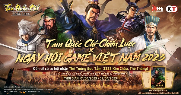 Tam Quốc Chí – Chiến Lược chào sân Ngày Hội Game Việt Nam 2023, ra mắt thông tin phiên bản mới “Quần Hùng Thảo Đổng”
